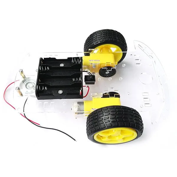 Robot base Chassis+Wheels+Motors+Battery holders - Image 6