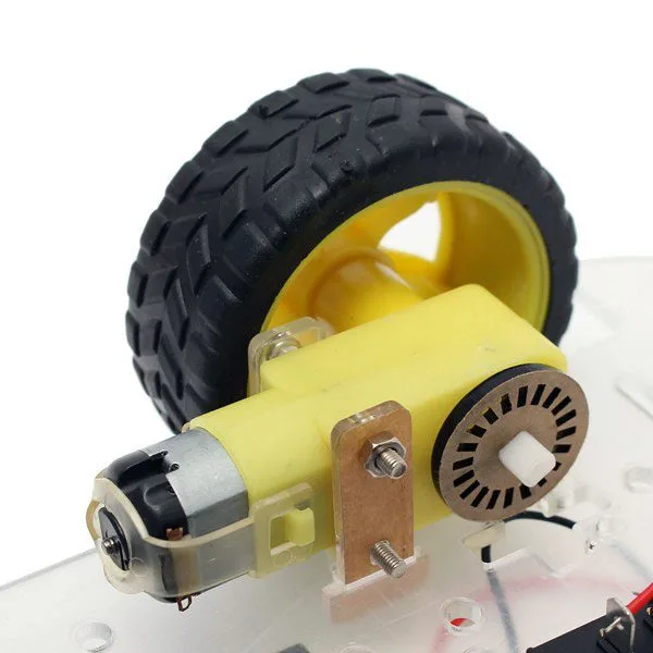 Robot base Chassis+Wheels+Motors+Battery holders - Image 4