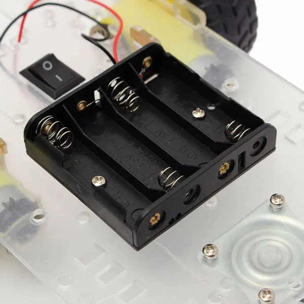 Robot base Chassis+Wheels+Motors+Battery holders - Image 5