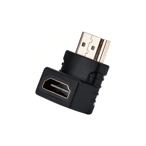 HDMI male to HDMI female adapter 90° Down type - Image 3