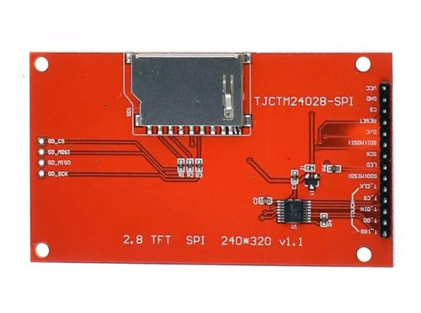 TFT Display 2.8" Resistive Touch with ILI9341 Controller and SD Slot - Image 5