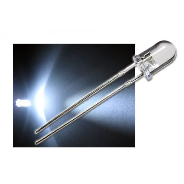White Flashing LED 5 mm - Image 1