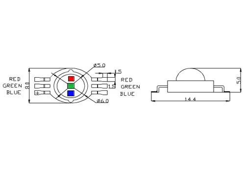 RGB LED 1 Watt - Image 4