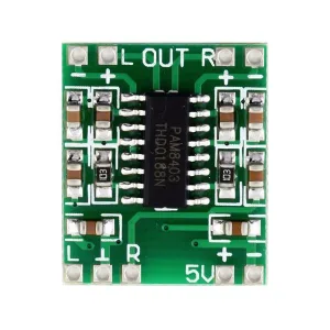Micro amplifier 3+3 watt