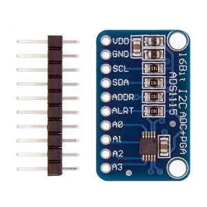 16-BIT I2C 4-Channel ADC Module with ADS1115