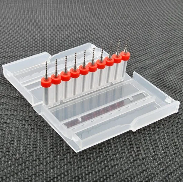 Set of 10 1 mm PCB drill bits - Image 1
