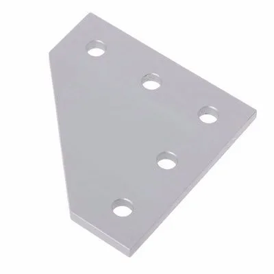 90/45° aluminium plate 4 mm - Image 1