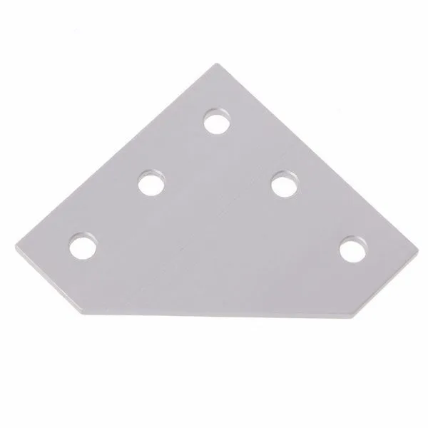 90/45° aluminium plate 4 mm - Image 3