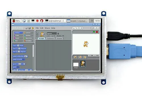5” resistive touch screen display 800x480 - Image 3