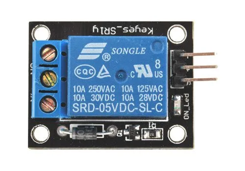 1-Channel Relay Module 5 Vdc 10 A (Assembled) - Image 3
