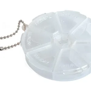 Round Plastic Box with 7 Compartments
