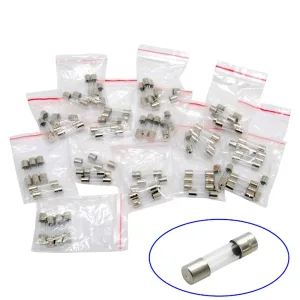 Set of 110 Fuses 5x20 - 11 ratings