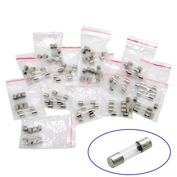 Set of 110 Fuses 5x20 - 11 ratings - Image 1