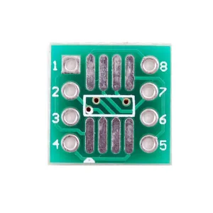 SOP8 to DIP8 adapter PCB