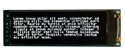 OLED SPI Display 256x64 - White Characters - Image 3