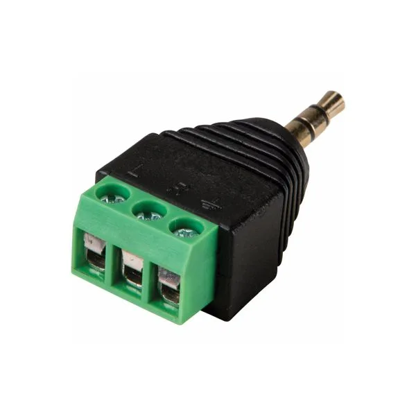 3.5 mm stereo jack plug with 3-way screw terminal - Image 4