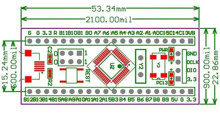 Board with STM32F103C8T6 Microcontroller - Image 4