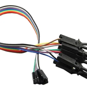 Test leads with black clips