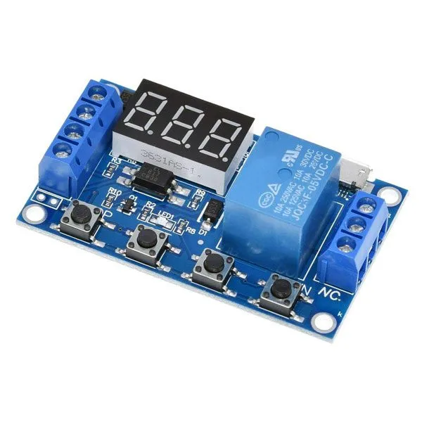 Timer from 0.1 second to 999 minutes with trigger and micro USB - assembled - Image 4