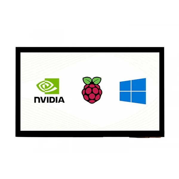 Capacitive 10.1" Touch Screen Display with Audio Output - 1024x600 pixels - Image 1