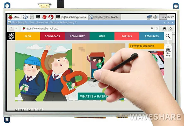 10" resistive touchscreen display - 1024x600 pixels - Image 5