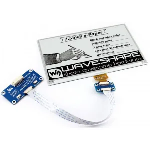 EPAPERHAT 7.5 inch 800x480 pixel - black and white