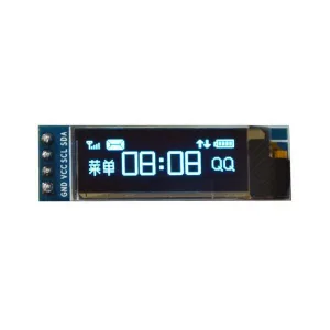 0.91” I2C OLED Display, 128x32 pixel