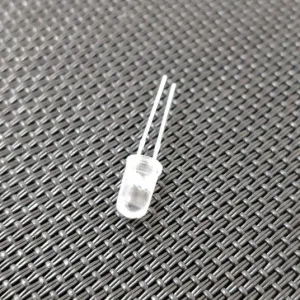 5 mm yellow flickering candle-flame LED