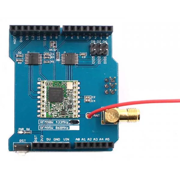 433 MHz LoRa Shield for Arduino/Fishino - Assembled - Image 3