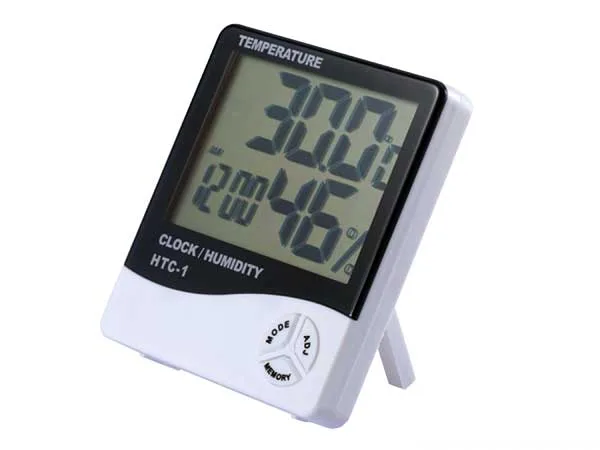 Thermometer and Hygrometer with Date and Time - Image 1