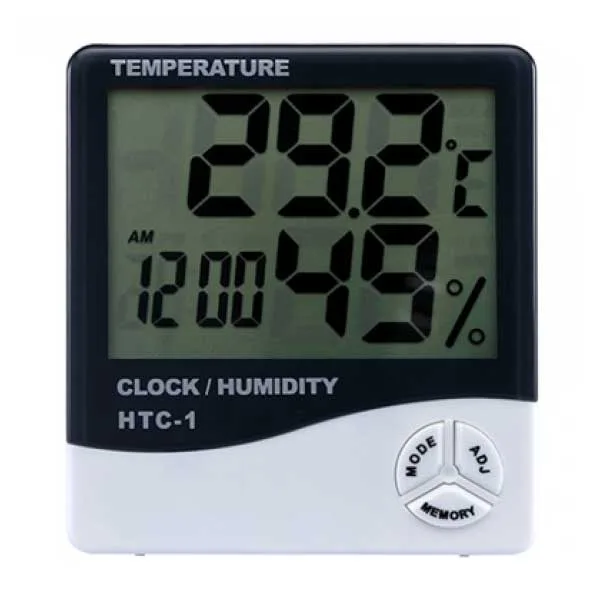 Thermometer and Hygrometer with Date and Time - Image 3