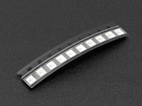 Nano NeoPixel LED with WS2812B Chip - 2.4 x 2.7 mm - Image 3