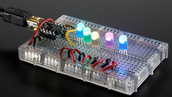 5mm LED with WS2812B chip - NEOPIXEL - Image 3
