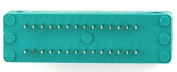 Zoccolo Textool 14+14 pin passo 7.62mm