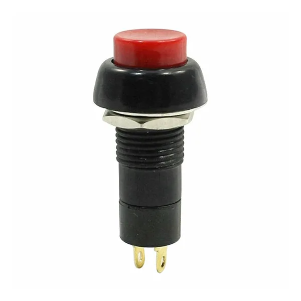 OFF/ON pushbutton switch 3A - Red - Image 1
