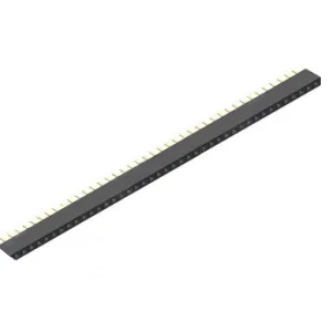 Low-Profile Breakaway Female Header Strip, 40-Pin, 2.54 mm Pitch