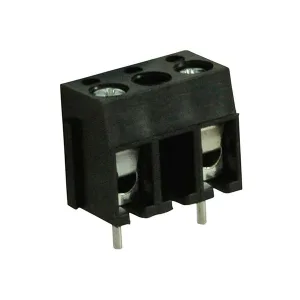 2-pole PCB-mount terminal block, 10 mm pitch