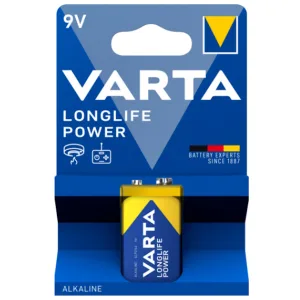 Varta 9V Alkaline Battery Blister Pack
