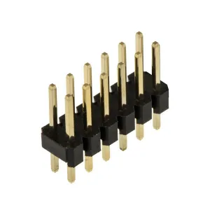 6x2 Pin Male Strip Connector, 2.54mm Pitch