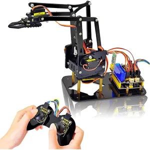 STEM 4DOF Robotic Arm Kit with Joystick and App Control