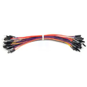 50 Coloured Male/Female Jumper Wires