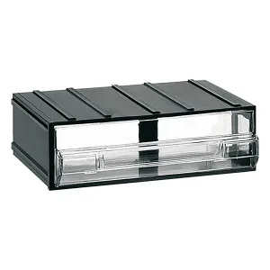 Modular Small-Parts Drawer Unit 192x148x63 mm - 1 clear drawer - 400 series