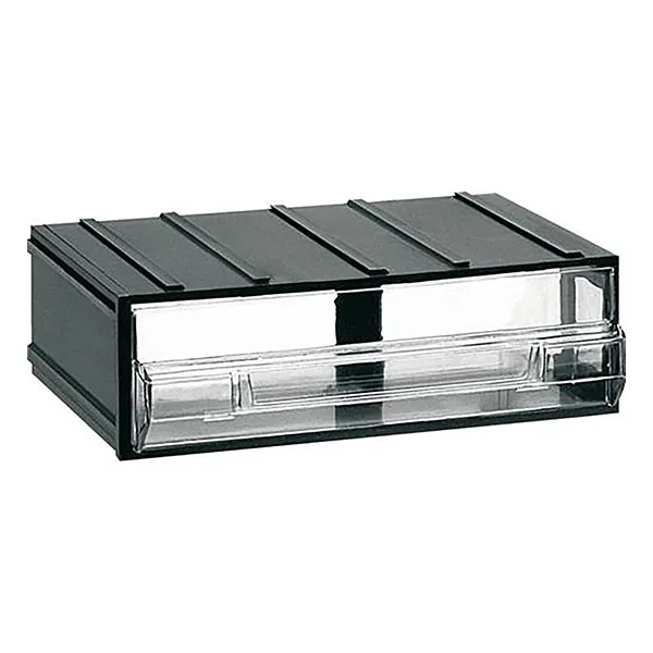 Modular Small-Parts Drawer Unit 192x148x63 mm - 1 clear drawer - 400 series - Image 1