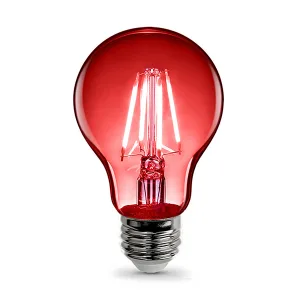 Decorative red LED bulb 4W - E27