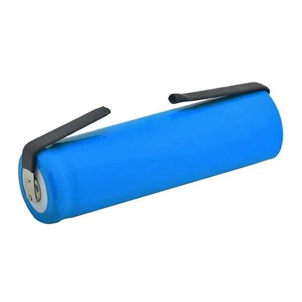 LIR14500 Li-ion Rechargeable Battery 3.7V - 750mAh - Solder Tabs - Image 1