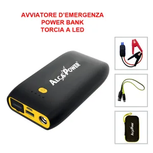 12V Emergency Jump Starter with LED Torch and USB Fast Charge Output – QDSP Technology