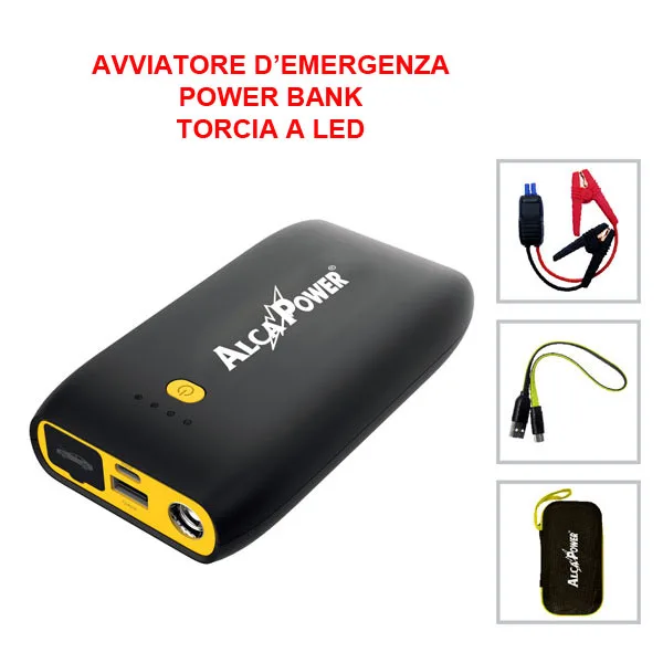 12V Emergency Jump Starter with LED Torch and USB Fast Charge Output – QDSP Technology - Image 1