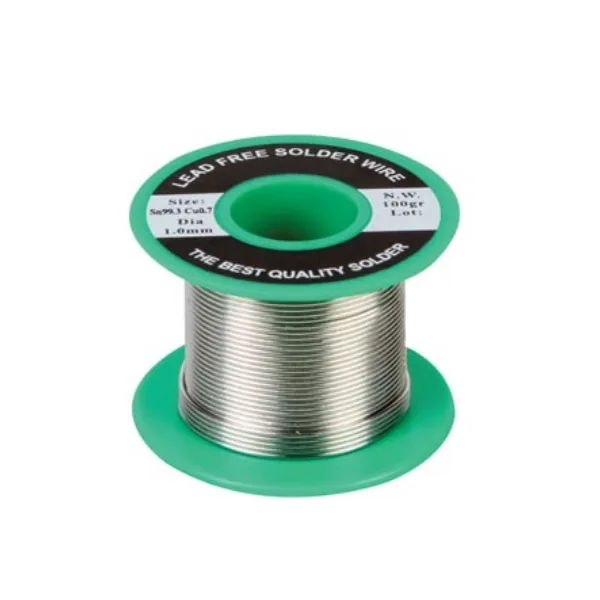 Sn Cu Solder Wire 100 g - 1 mm - Image 1