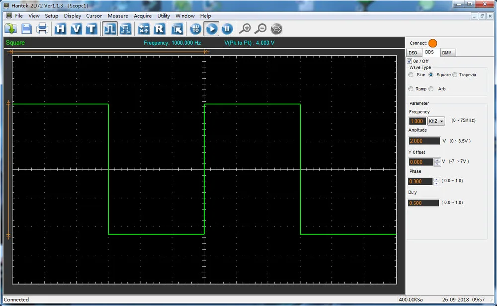 2CH 70 MHz oscilloscope + waveform generator + multimeter - Image 5