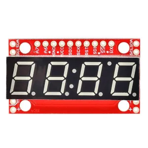 4-Digit Display with TTL, SPI and I2C interface